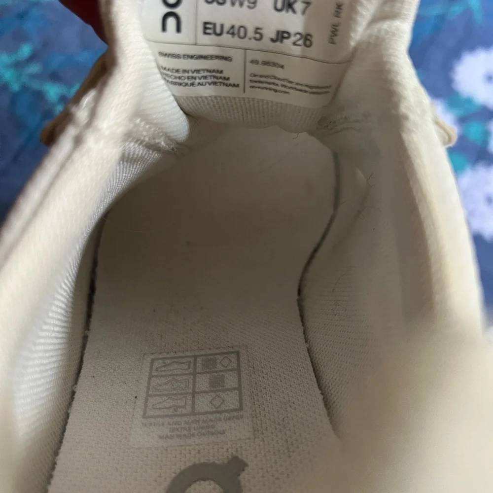 On Running Women's White Athletic Shoes - Picture 6 of 11